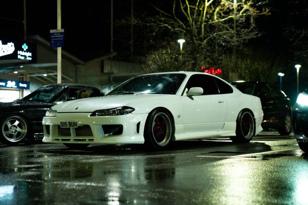 remaps grimsby 10 white sports car at night
